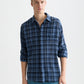 Lavender חולצה מכופתרת ארוכה לגברים Lightweight Flannel SCOTCH & SODA