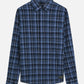 Dark Slate Gray חולצה מכופתרת ארוכה לגברים Lightweight Flannel SCOTCH & SODA