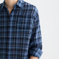 Dark Slate Gray חולצה מכופתרת ארוכה לגברים Lightweight Flannel SCOTCH & SODA