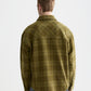 Dark Olive Green חולצה ארוכה מכופתרת לגברים Washed denim SCOTCH & SODA