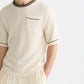 Gray חולצה קצרה לגברים Knitted SCOTCH & SODA