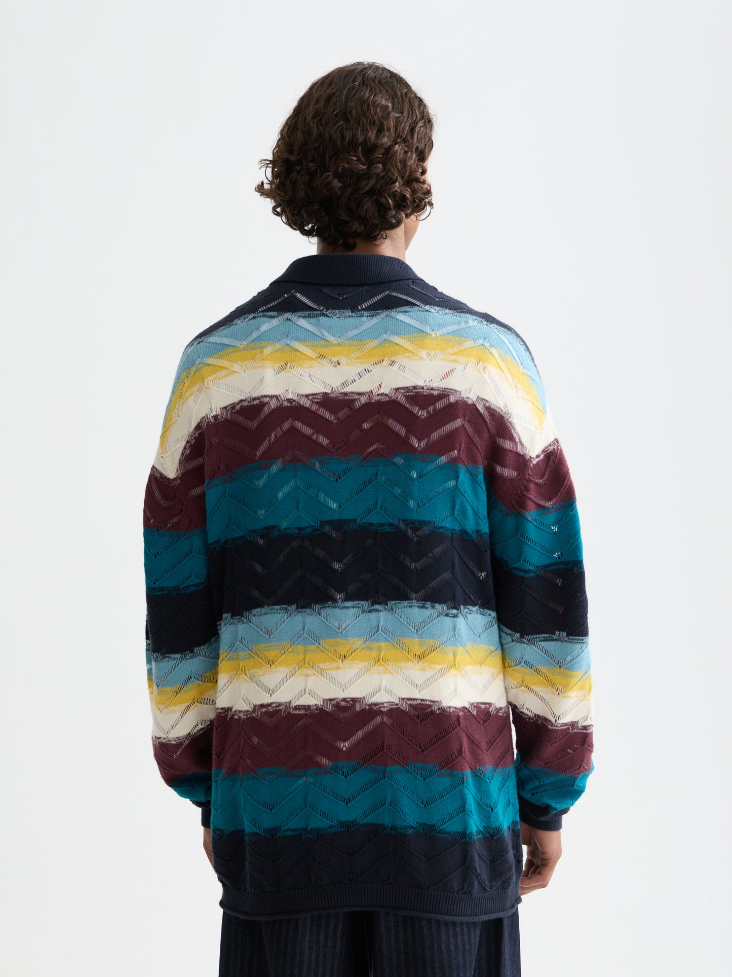 Lavender סוודר לגברים Open structure SCOTCH & SODA