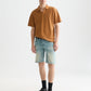 White Smoke חולצת פולו קצרה לגברים  Crosses Pique SCOTCH & SODA