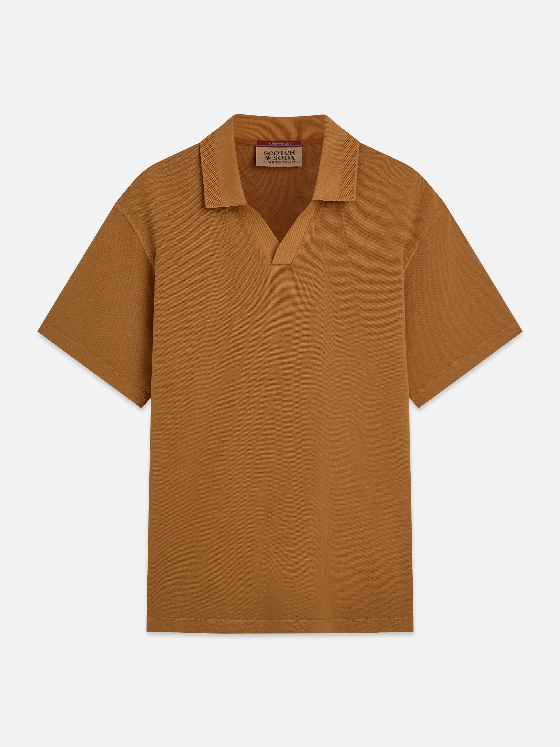Sienna חולצת פולו קצרה לגברים  Crosses Pique SCOTCH & SODA