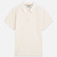 Antique White חולצת פולו לגברים Structured Ribbed Relaxed Fit SCOTCH & SODA