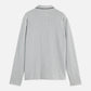 Gray חולצת פולו ארוכה לגברים Structured SCOTCH & SODA