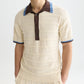 Gray חולצת פולו קצרה לגברים Structured SCOTCH & SODA