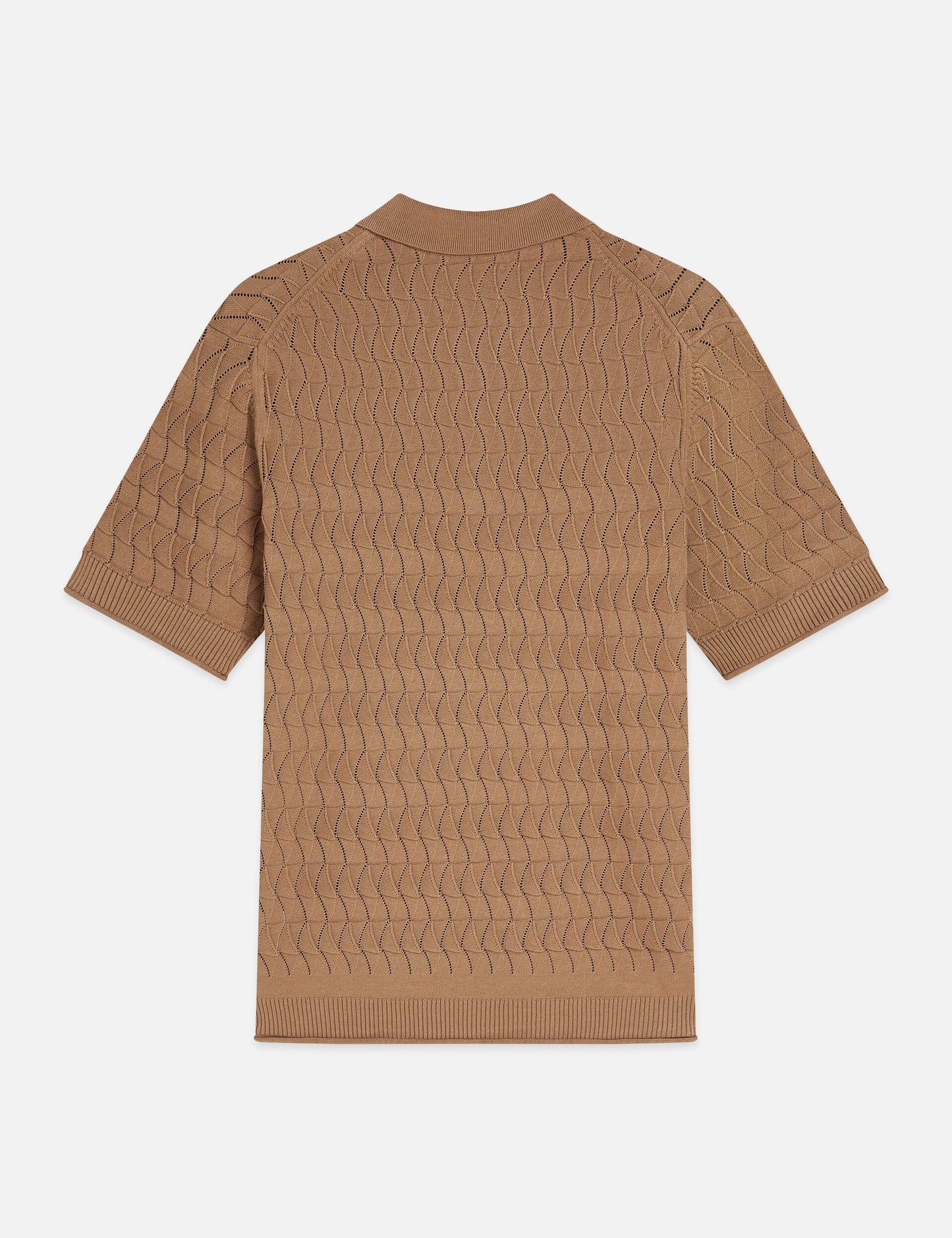 Sienna חולצת פולו קצרה לגברים Pointelle SCOTCH & SODA