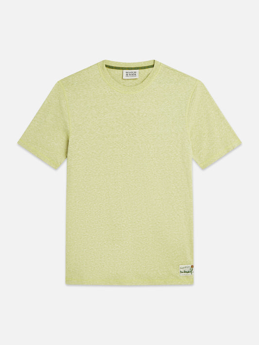 Pale Goldenrod טי שירט קצרה לגברים Melange SCOTCH & SODA