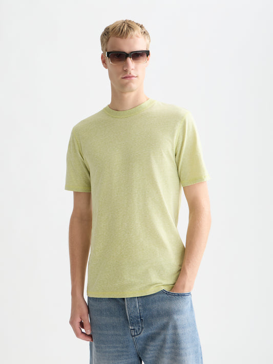White Smoke טי שירט קצרה לגברים Melange SCOTCH & SODA
