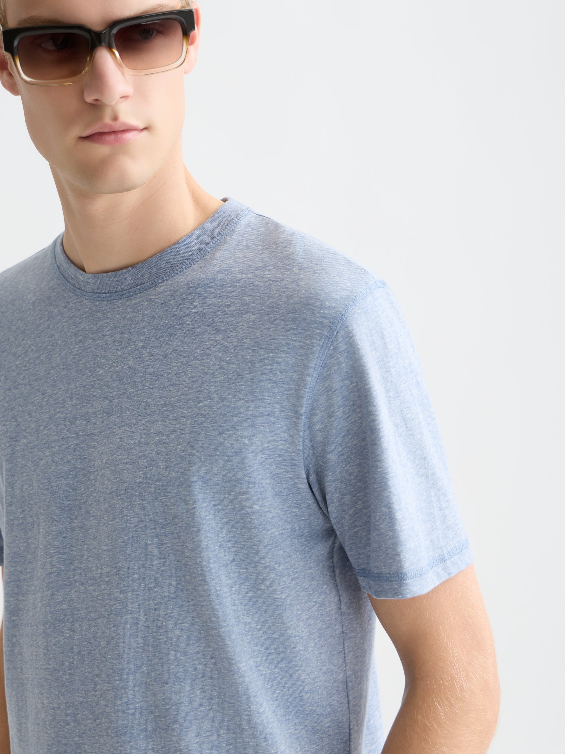 Lavender טי שירט קצרה לגברים Melange SCOTCH & SODA