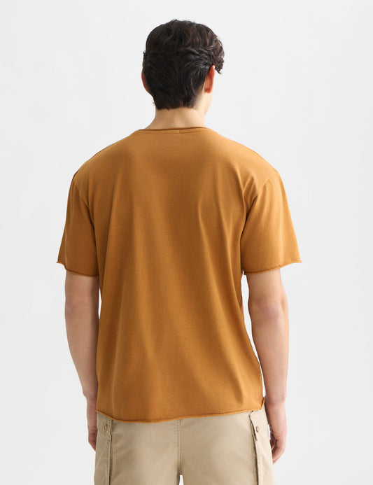 Lavender טי שירט קצרה לגברים Classic Logo SCOTCH & SODA