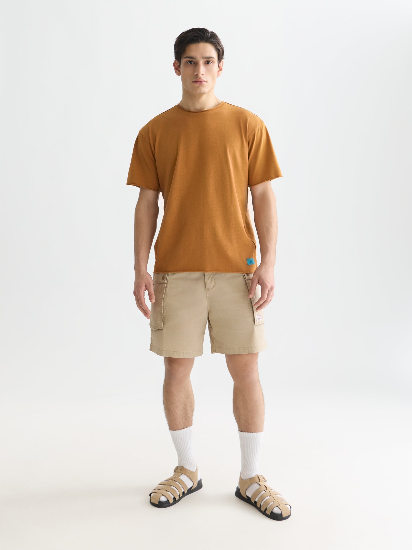 Misty Rose טי שירט קצרה לגברים Seasonal SCOTCH & SODA