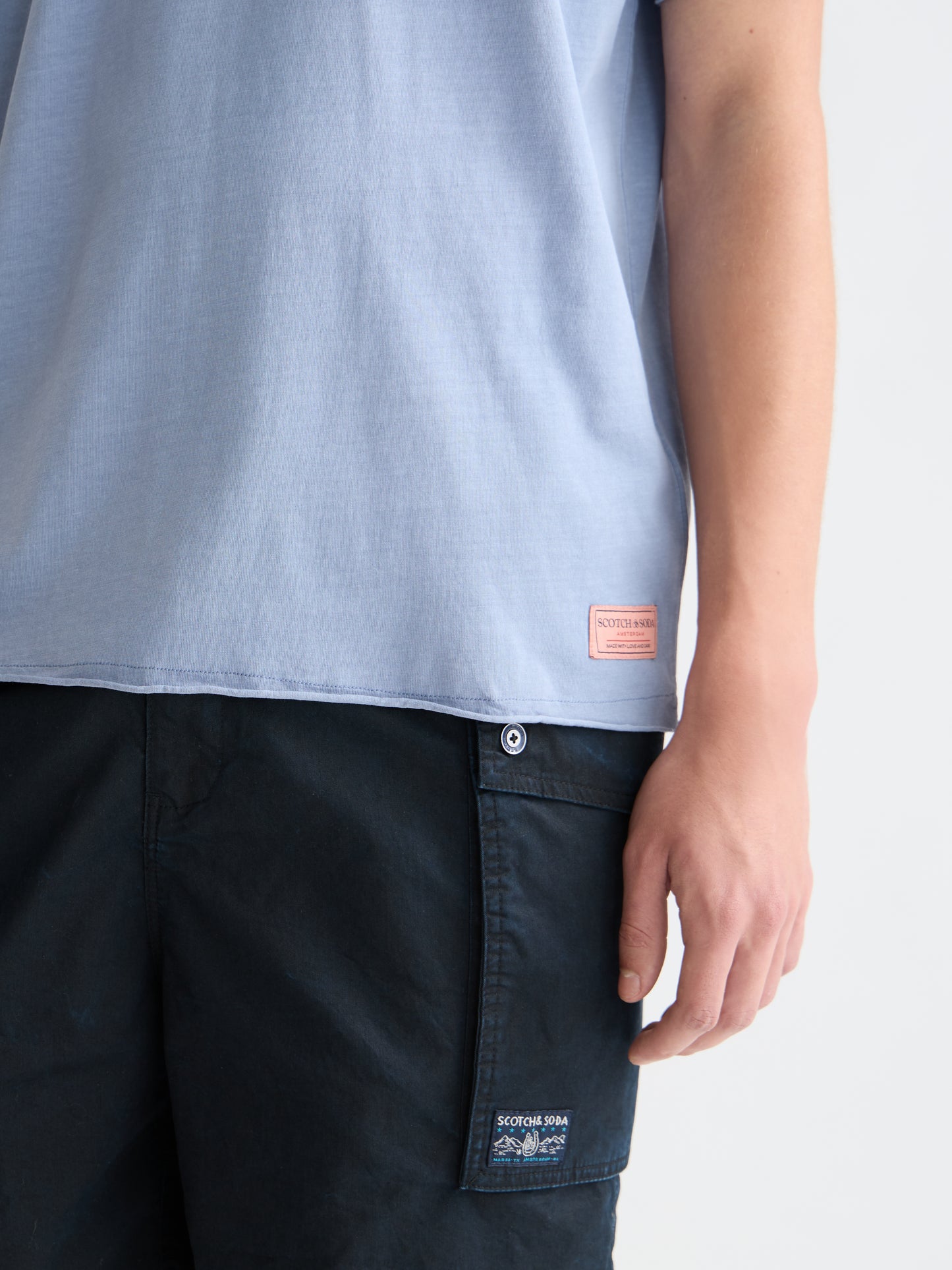 Lavender טי שירט קצרה לגברים Seasonal SCOTCH & SODA