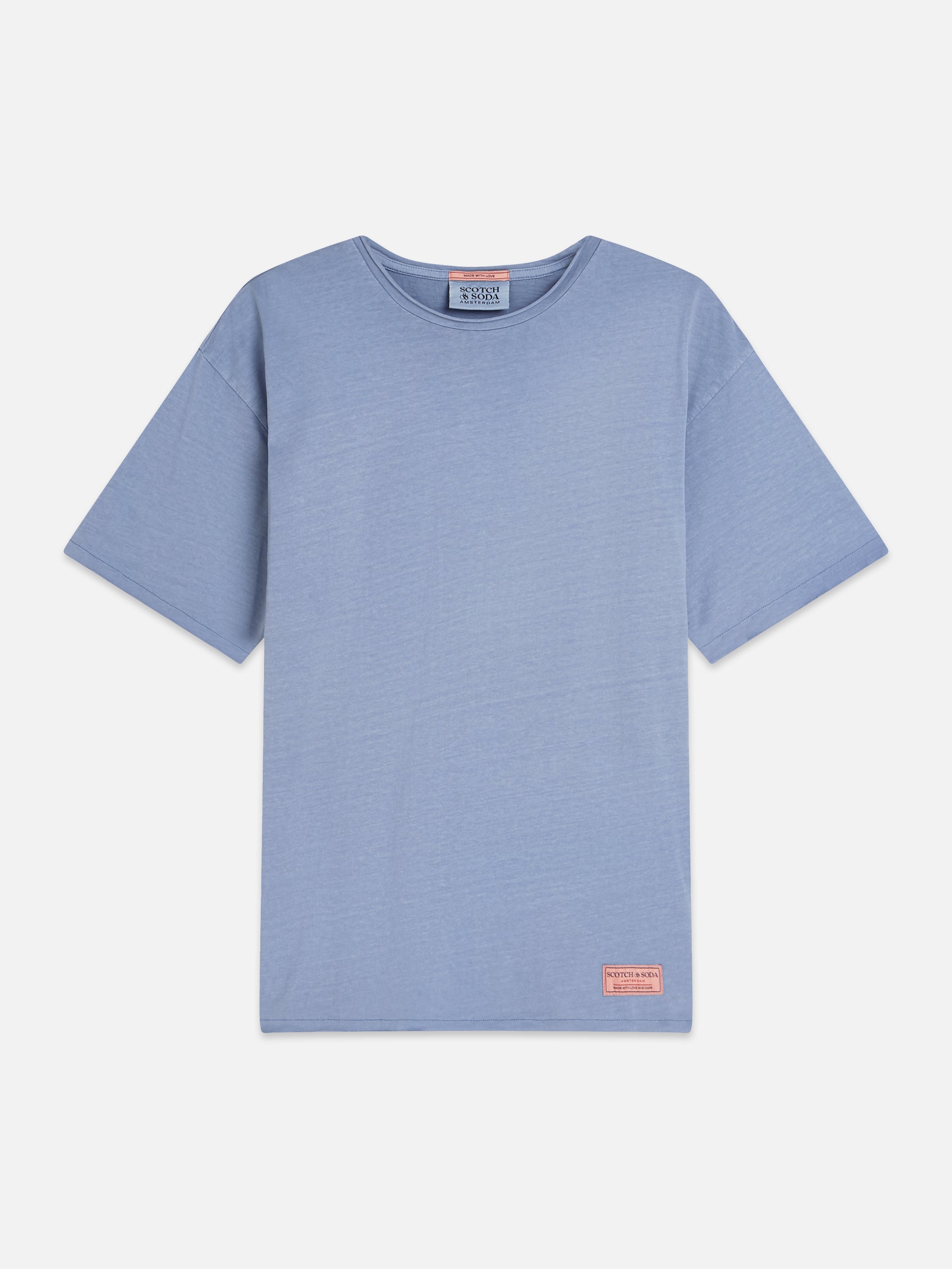Dark Gray טי שירט קצרה לגברים Seasonal SCOTCH & SODA