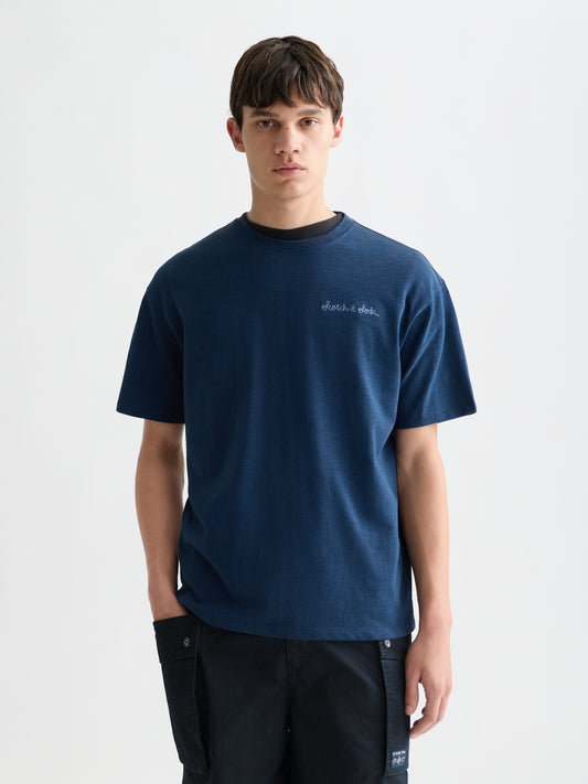 Lavender SLUBYARN CHEST POCKET ARTWORK RELAXEDFIT TSHIRT טי שירט קצרה SCOTCH & SODA