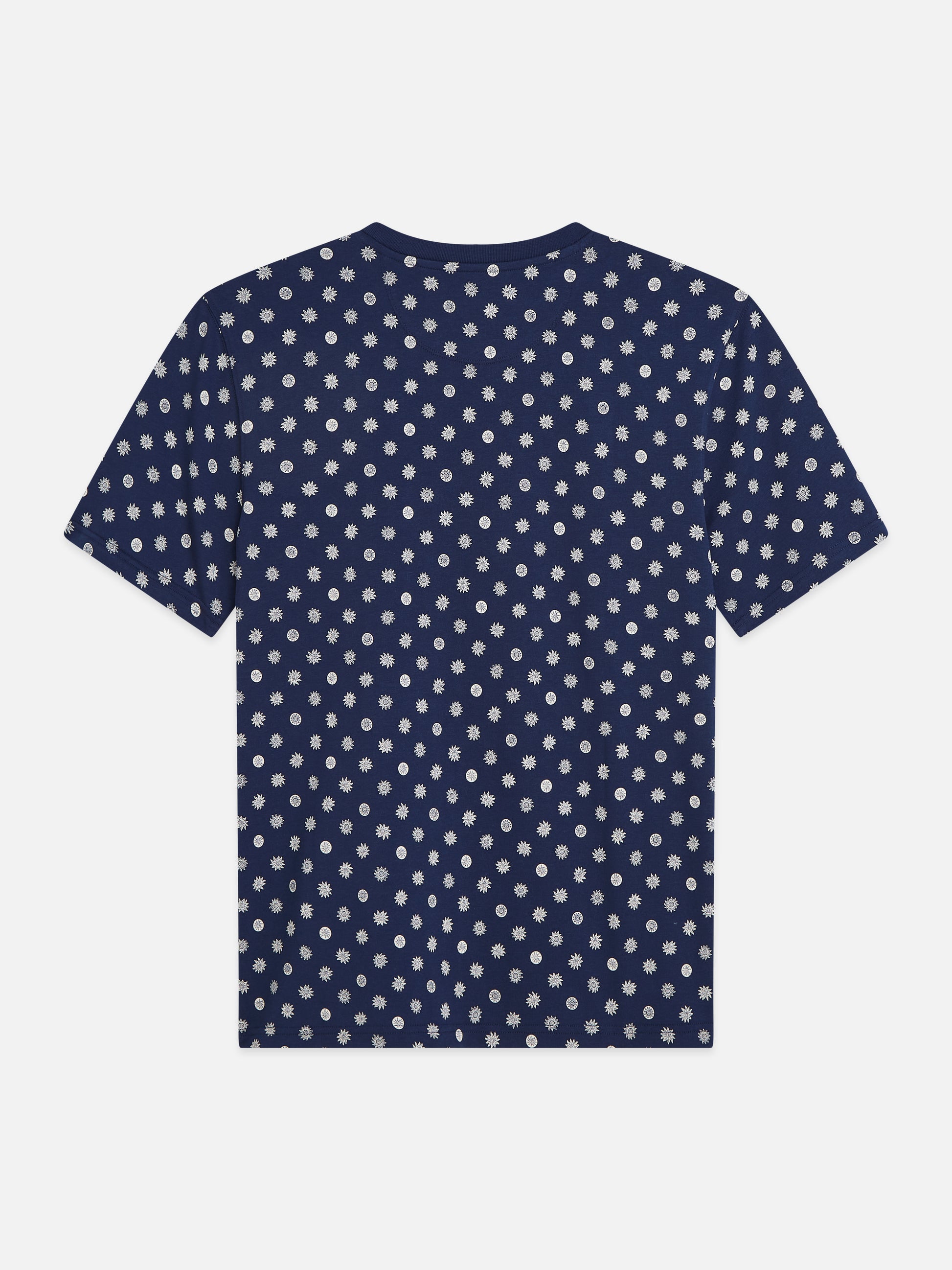 White Smoke טי שירט קצרה לגברים Microprinted SCOTCH & SODA