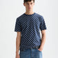 Dark Slate Gray טי שירט קצרה לגברים Microprinted SCOTCH & SODA