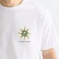 White Smoke טי שירט קצרה לגברים Front And Back Artwork SCOTCH & SODA