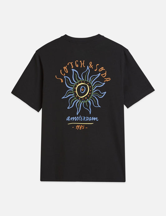 Dark Slate Gray טי שירט קצרה לגברים Front And Back Artwork SCOTCH & SODA