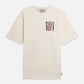 Antique White טי שירט לגברים Front And Back Artwork SCOTCH & SODA