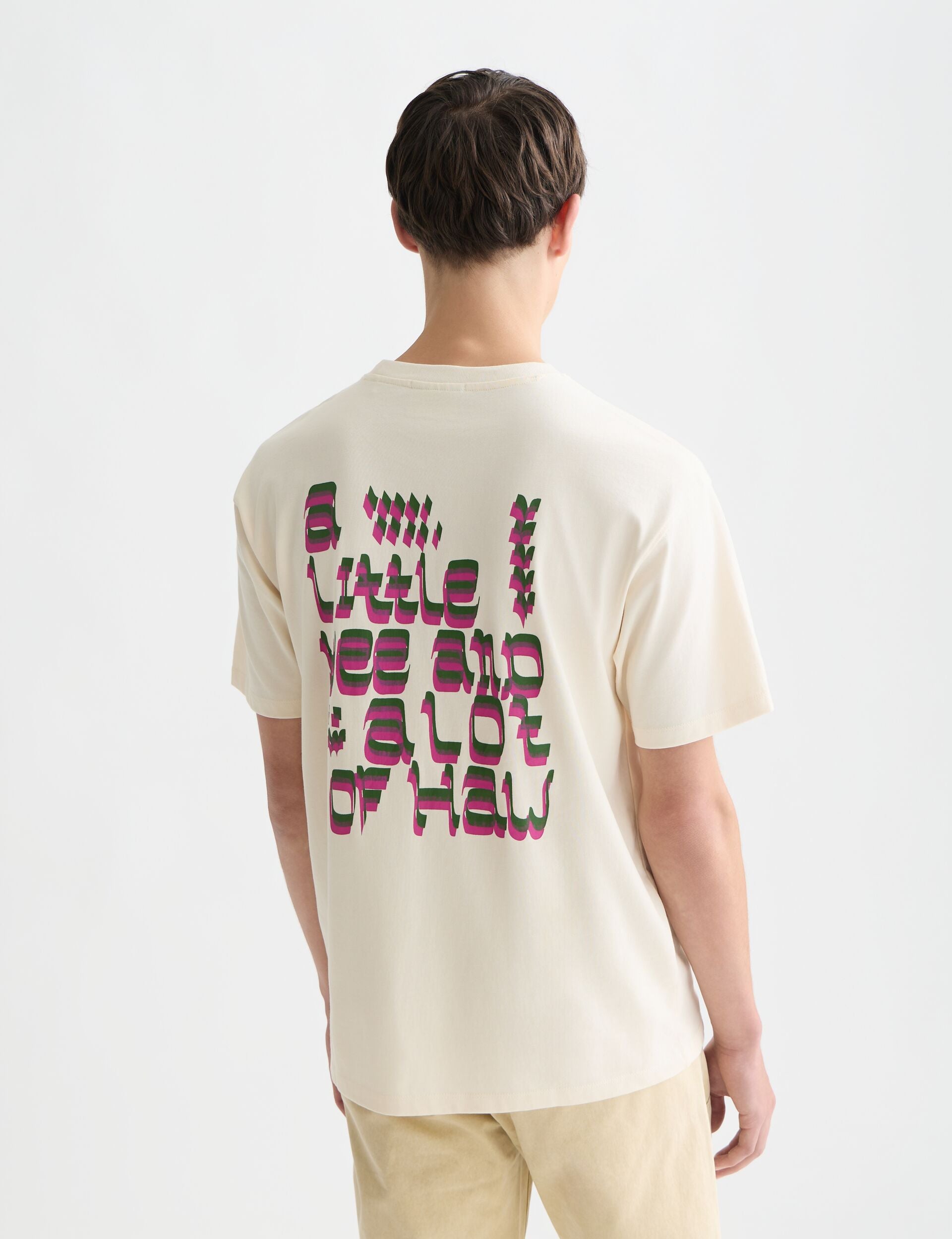 Lavender טי שירט לגברים Front And Back Artwork SCOTCH & SODA