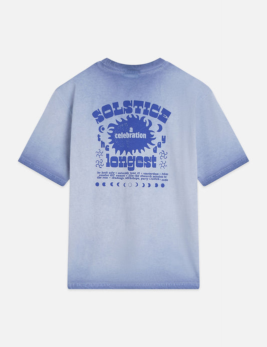 White Smoke טי שירט קצרה לגברים Front And Back Artwork SCOTCH & SODA