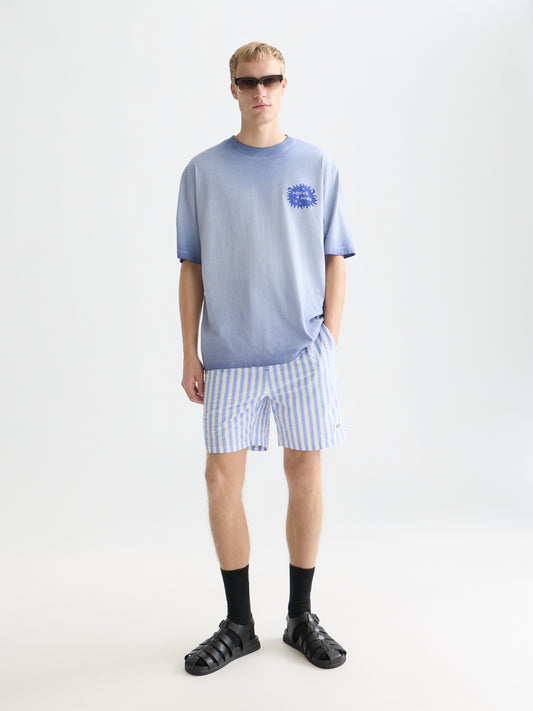 Lavender טי שירט קצרה לגברים Front And Back Artwork SCOTCH & SODA