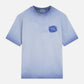 Light Steel Blue טי שירט קצרה לגברים Front And Back Artwork SCOTCH & SODA