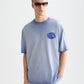 Lavender טי שירט קצרה לגברים Front And Back Artwork SCOTCH & SODA