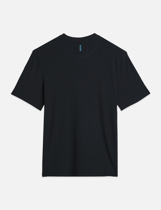 Dark Slate Gray טי שירט קצרה לגברים Crosses Cottonlinen SCOTCH & SODA