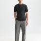 White Smoke טי שירט קצרה לגברים Crosses Cottonlinen SCOTCH & SODA