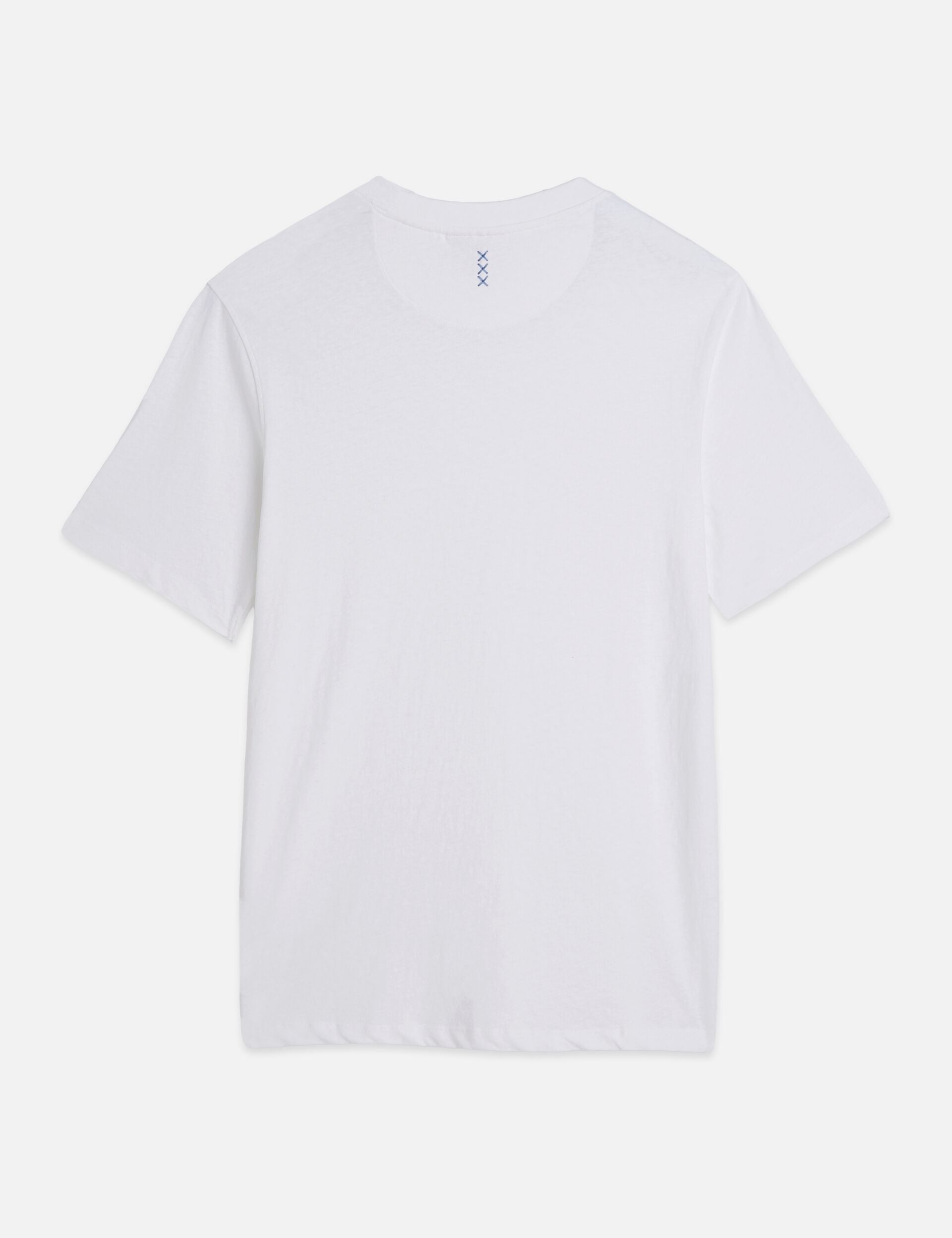 Lavender טי שירט קצרה לגברים Crosses Cottonlinen SCOTCH & SODA