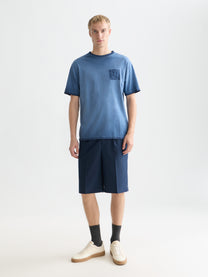 Lavender טי שירט לגברים Embroidered Artwork SCOTCH & SODA