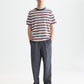 White Smoke טי שירט פסים לגברים Yarndyed SCOTCH & SODA