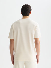 Light Gray טי שירט קצרה לגברים Structured Jacquard SCOTCH & SODA