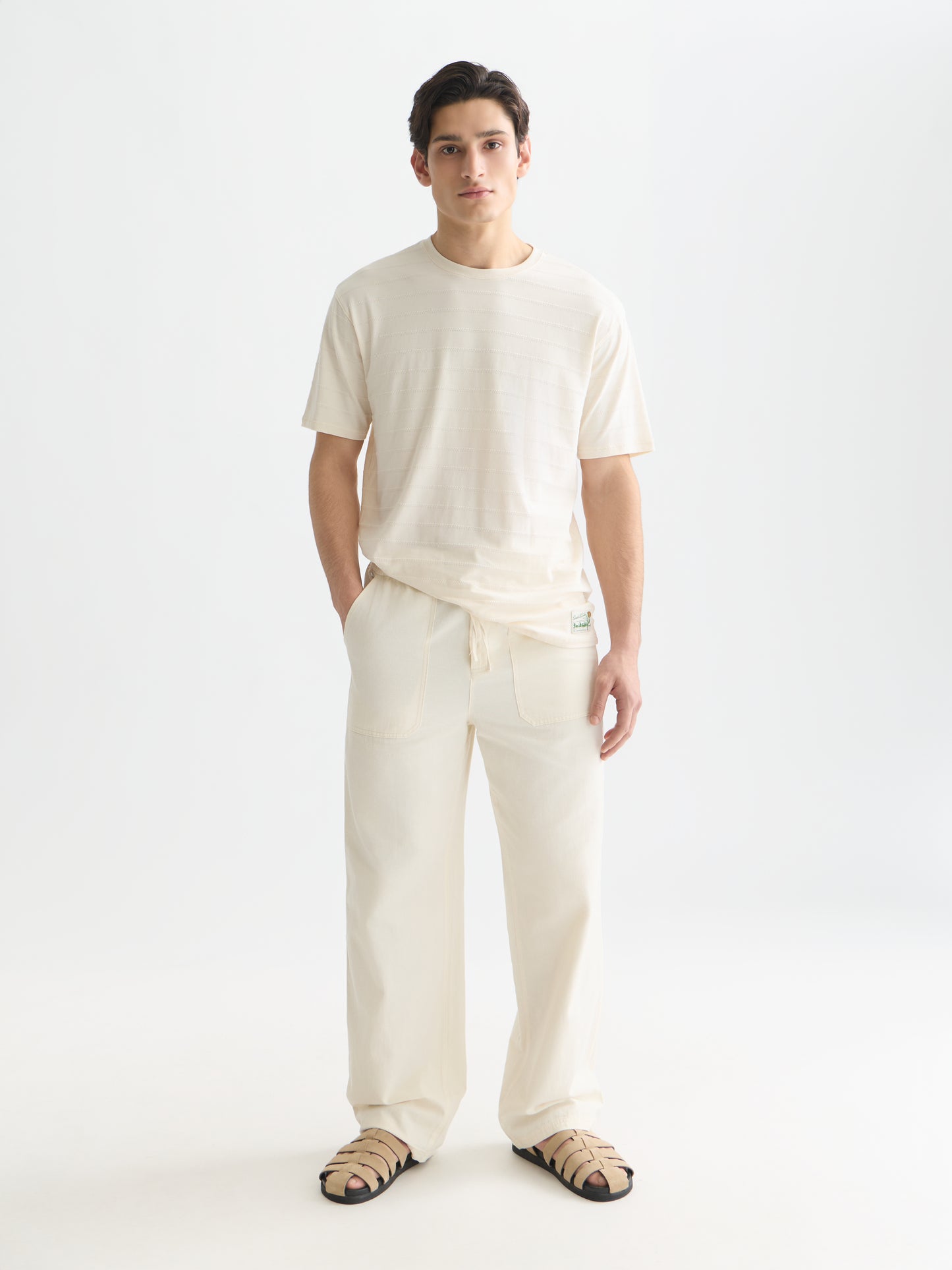 Seashell טי שירט קצרה לגברים Structured Jacquard SCOTCH & SODA