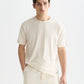 Seashell טי שירט קצרה לגברים Structured Jacquard SCOTCH & SODA