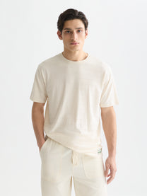 Seashell טי שירט קצרה לגברים Structured Jacquard SCOTCH & SODA