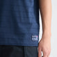 Midnight Blue טי שירט קצרה לגברים Structured Jacquard SCOTCH & SODA