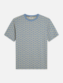 White Smoke טי שירט ג׳קארד לגברים Jacquard SCOTCH & SODA