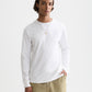 Lavender CHEST LOGO REGULAR-FIT  LONG-SLEEVED T-SHIRT טי שירט ארוכה SCOTCH & SODA