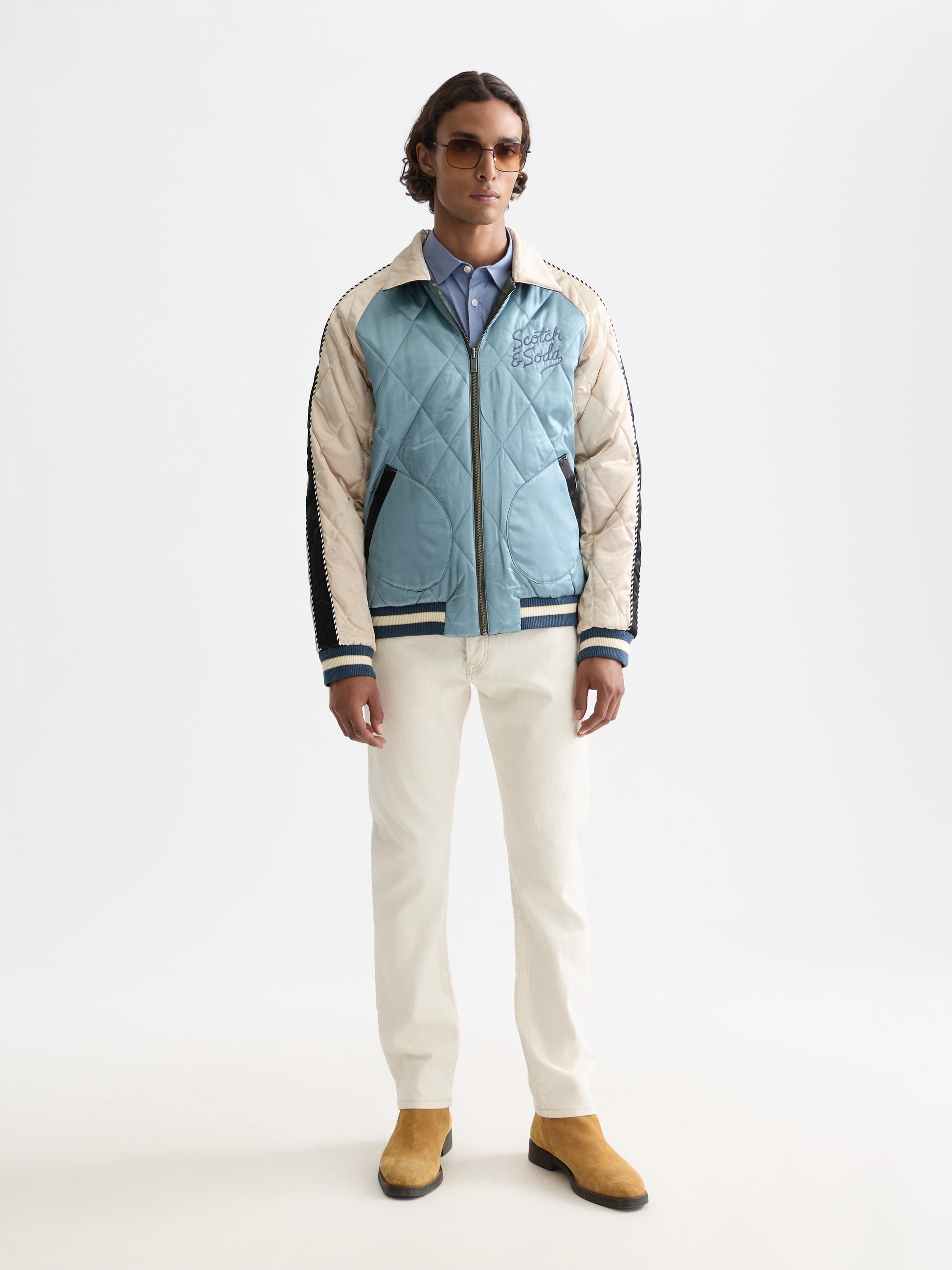 White Smoke ג׳ינס ארוך לגברים The Zee – Straight Fit SCOTCH & SODA