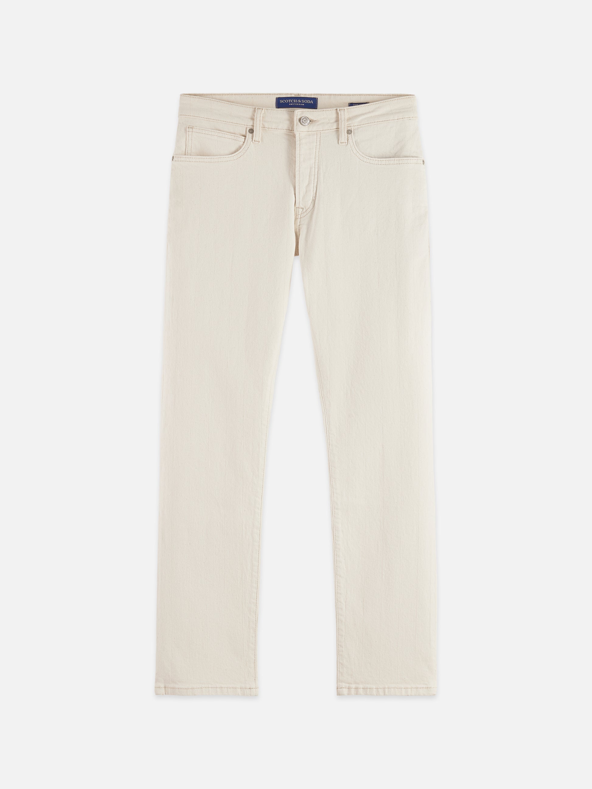 Light Gray ג׳ינס ארוך לגברים The Zee – Straight Fit SCOTCH & SODA