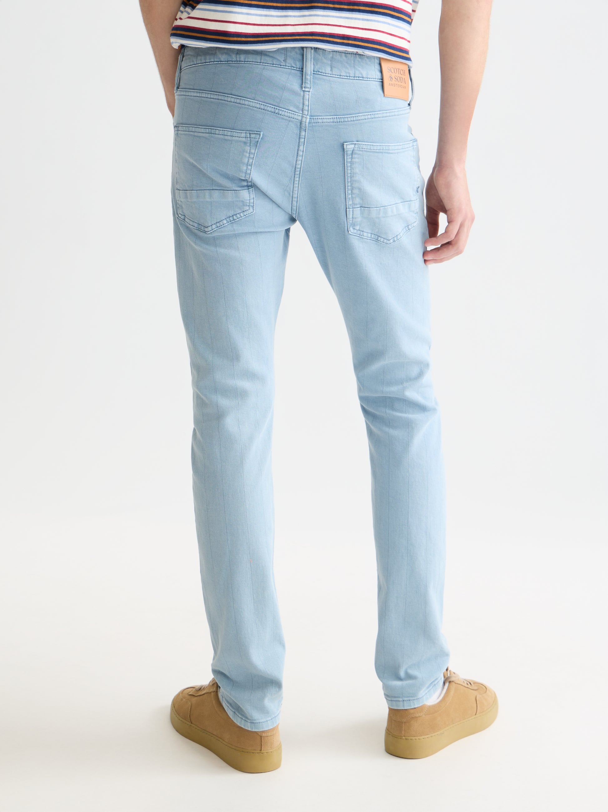 White Smoke ג'ינס ארוך לגברים Straight Fit SCOTCH & SODA