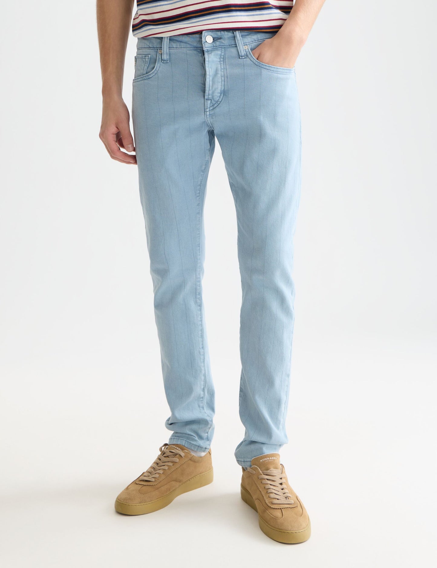 Alice Blue ג'ינס ארוך לגברים Straight Fit SCOTCH & SODA