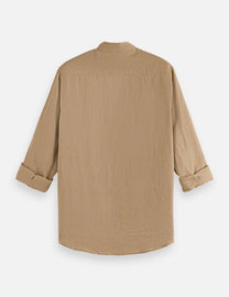 Rosy Brown חולצה מכופתרת ארוכה לגברים Seasonal SCOTCH & SODA