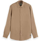 White Smoke חולצה מכופתרת ארוכה לגברים Seasonal SCOTCH & SODA