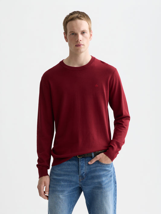 Misty Rose SEASONAL CORE ECOVERO PULLOVER סוודר SCOTCH & SODA