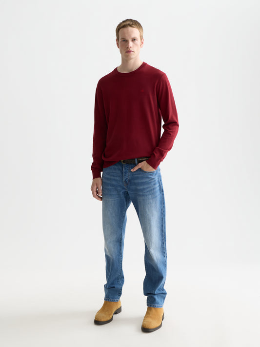 White Smoke SEASONAL CORE ECOVERO PULLOVER סוודר SCOTCH & SODA